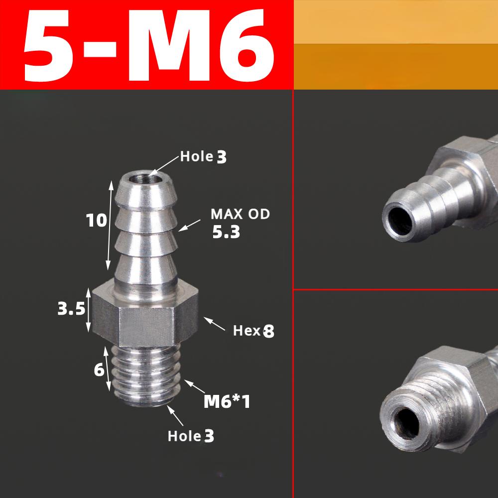 М3 М4 М5 М6 М8 М10 М12 М14 М16 Метрическая резьба Наружная к 3 4 5 6 8 10 12 мм Штуцер-бочонок для шланга Нержавеющая сталь 304 Фитинг для трубы Воздух Вода Газ