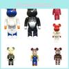 Трендовая фигурка Bearbrick 400% Peko Железный Человек для уникальной коллекции