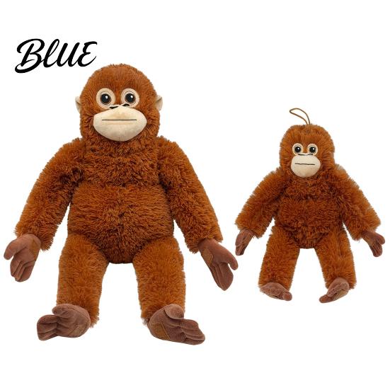 Cozy Plush Pillow Long-Armed Monkey Toy Soft Stuffed Animal Cute Emotional Support Cuddle Companion Gift for Kids Adults Doll