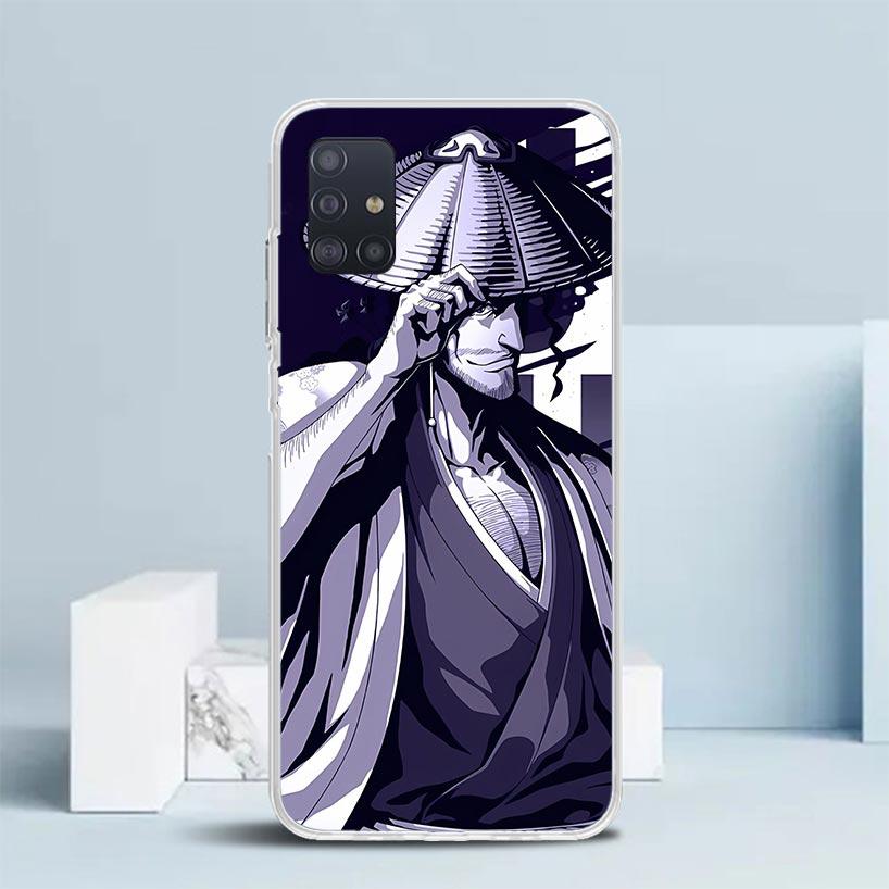 Bleach Кёраку Сюнсуй Мягкий Чехол для Samsung Galaxy A12 A22 A32 A52 A72 A02S Чехол для Телефона Note 20 Ultra 10 S10 Plus A51 A71 A50S