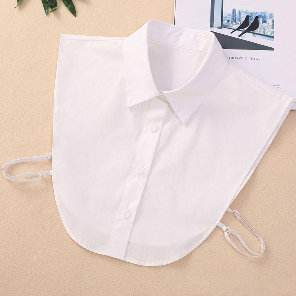 JK Uniform Accessories Detachable Collar Lapel False Blouse Top Fake Collar Blouse Shirt False Tie