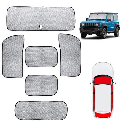 2022 Новый Jimny Автокемпинг Jimny jb64 Jimny Задний солнцезащитный козырек Полное затемнение Идеально для защиты от жары света УФ-излучения Кражи Подходит для всех Простая установка и 6