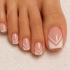 Butterfly Toe Nail Stickers - Fresh, Wearable Nail Art with Whitening Effect