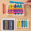Sticks Puzzle Toys Montessori Teaching Aids Mathematics Learning Color Matching Game DIY Educational Toys For Children Kids