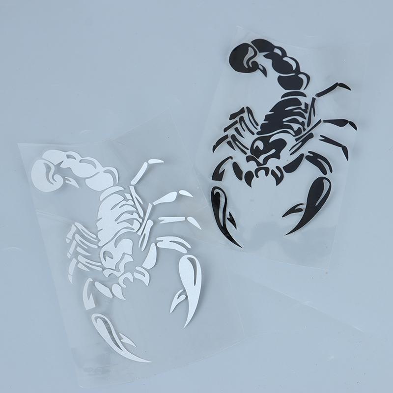 Маленькая автомобильная светоотражающая наклейка в виде скорпиона, наклейка на капот, запасное колесо, автомобильная наклейка