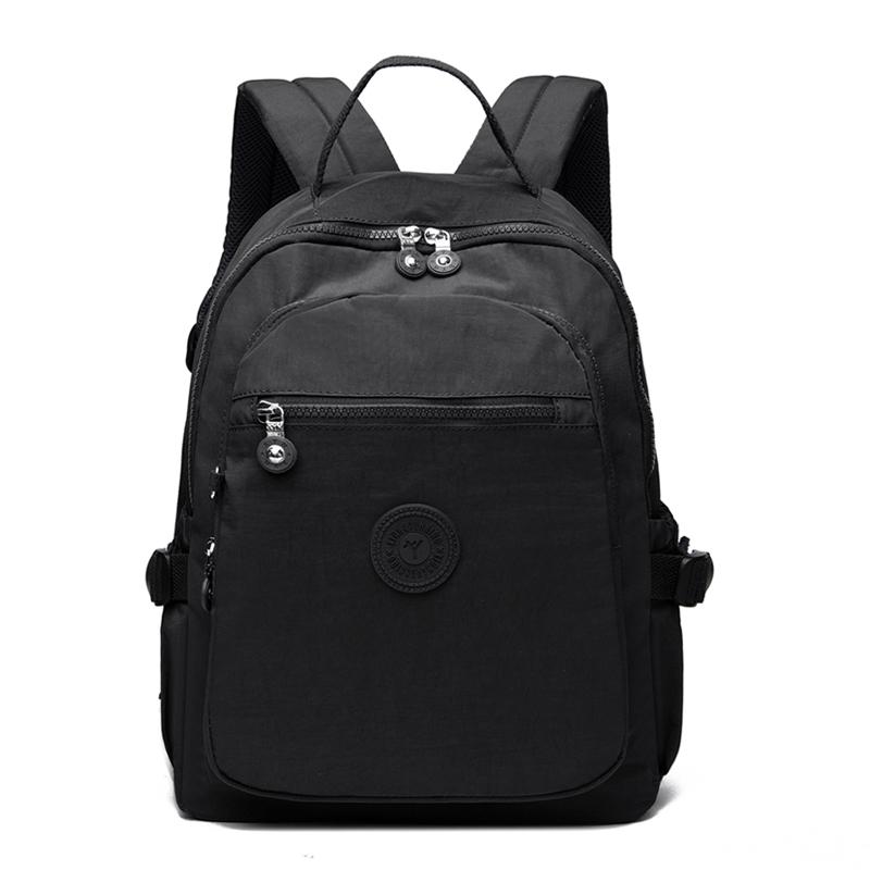 Lightweight Backpack Women's Travel Backpack Water-Repellent Nylon Student Schoolbag