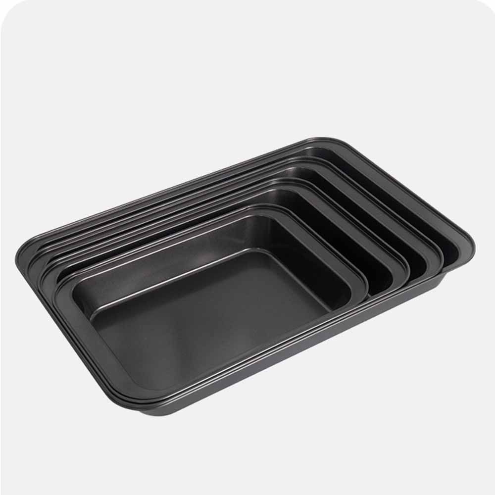 31/37/42/47cm Rectangular Baking Pan Deep/shalow Plate Loaf Pan Cookie Sheet Homemade Cakes