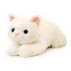 Realistic Stuffed Cat, Cute White Cat, 50cm, Fluffy, Soft, Cushion, Backrest, Hug Pillow, Co-sleeping, Realistic, Side Sleeping, Matching Sofa
