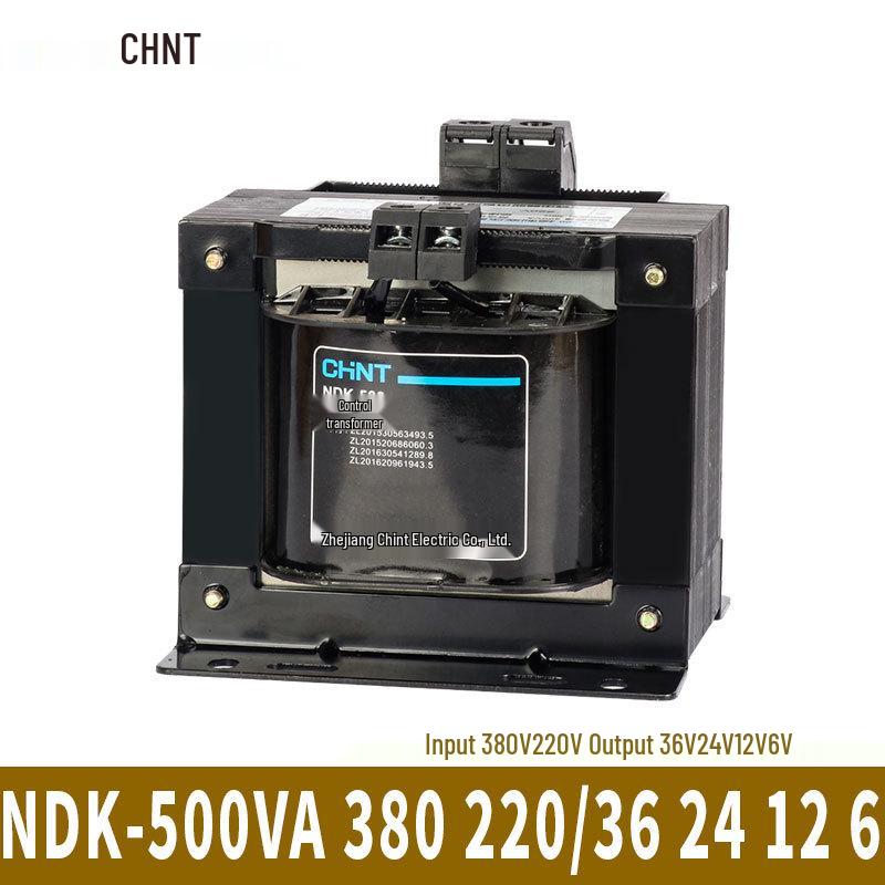 Управляющий трансформатор Chint NDK-500VA, Вход 380В/220В, Выход 110В/36В/24В/12В/6В