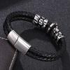 Punk Skull Stainless Steel Bracelets Bangles Of Men Leather Bracelets Men Jewelry New Arrival Male Wrist Band Gift