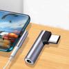 Адаптер для наушников USB C, угловой проводной адаптер для гарнитуры, конвертер типа C для наушников/телефона
