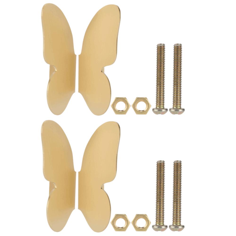 2set Single Hole Cabinet Knobs Brass Wardrobe Handles Luxury Drawer Pulls For Cabinets