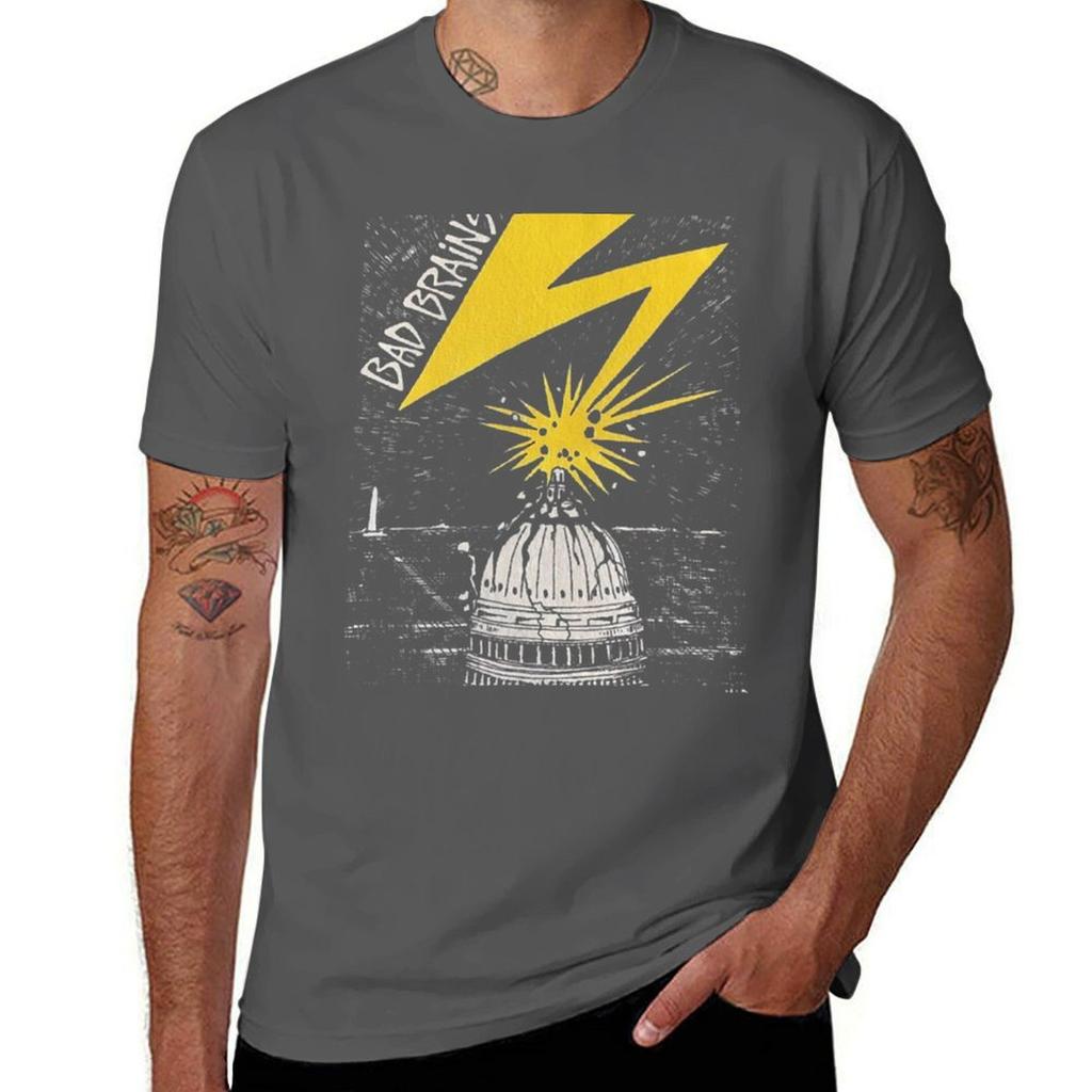 Bad Brains Tshirt Fitness Training Breathable Tee