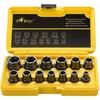 Nut Extractor Socket Set, Impact Bolt & Nut Remover Set, Nut Extractor Socket, Bolt Remover Tool Set for Car Repair, Easy Furniture Assembly, and Insp