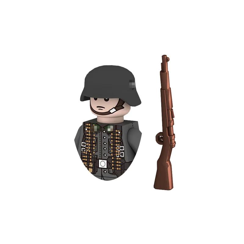 Корпус морской пехоты Армия Военные фигурки Оружие Строительные блоки Детские игрушки