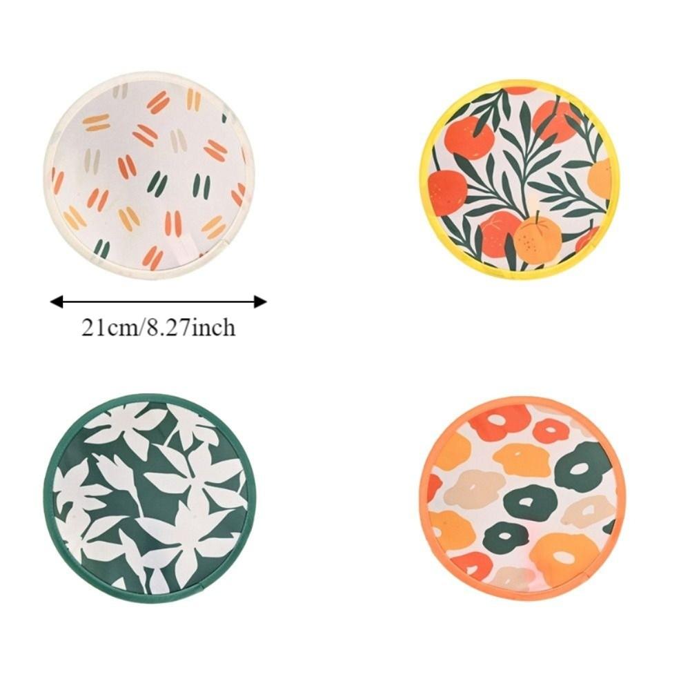 Japanese Style Portable Folding Fan Collapsible Flying Disc Fan Lightweight Cooling Fan Travel