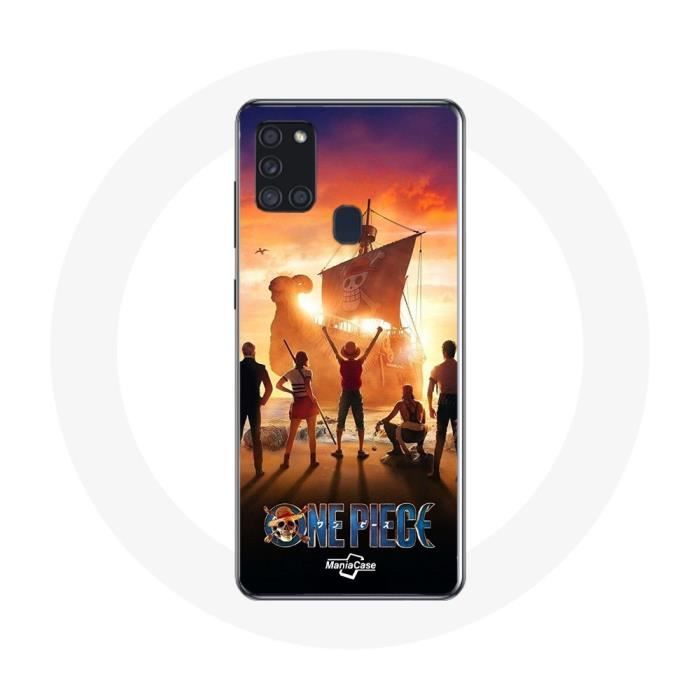 Coque - MANIACASE - Samsung Galaxy A21s - Souple - One Piece - Blanc