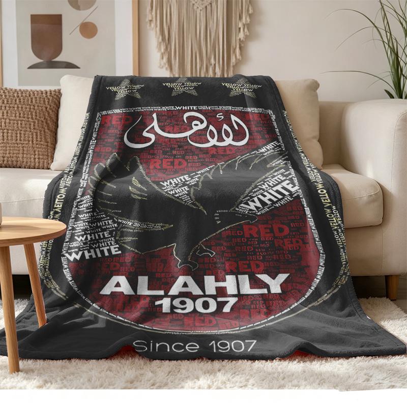 al ahly sc Soft and comfortable flannel Suitable for sofas living rooms outdoor camping travel and also makes a great anniversary gif