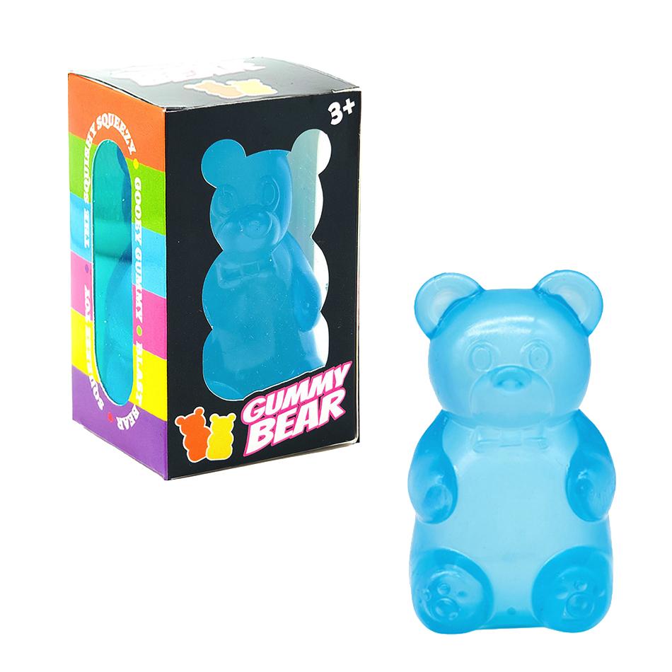 New Schylling N-ee-doh Bear Shaped Sensory Toys Stress Relieving Blocks Pinching Relieving Puzzle Solving Venting Children Souvenir