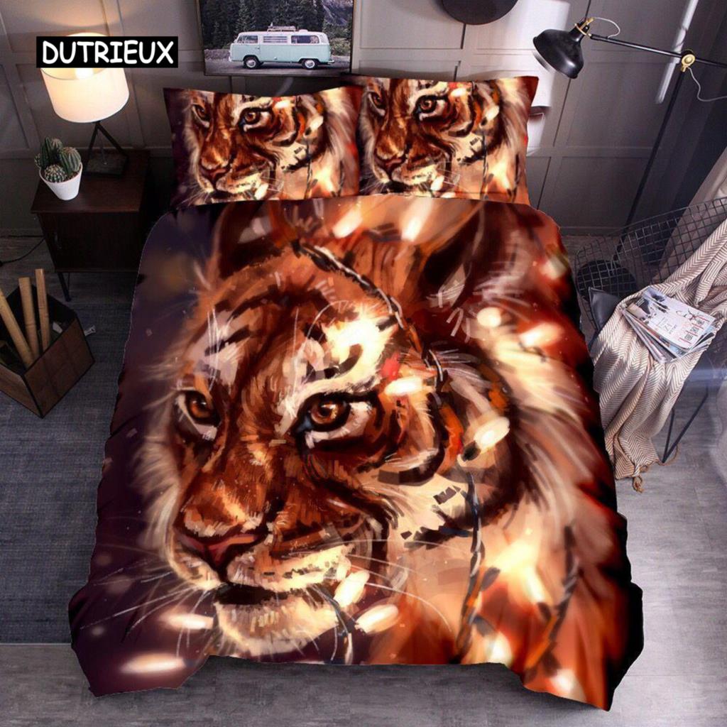 Animal Duvet Cover Collection King Size Indian Wolf Dream Catcher Animal Bedding Collection For Kids Teen Polyester Exotic Bohemia Quilt Cover