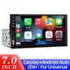 7 Inch Car Radio Carplay Android Auto 1 Din Multimedia Bluetooth Player Mirror-Link HD Touch Screen USB FM AUX Input