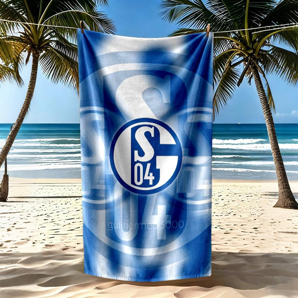 Fc Schalke3 Beach Towel Quick-Dry Soft Microfiber Comfortable Lightweight Portable for Swimming,Beach,Camping, Travel, Beach Accessories,Gym