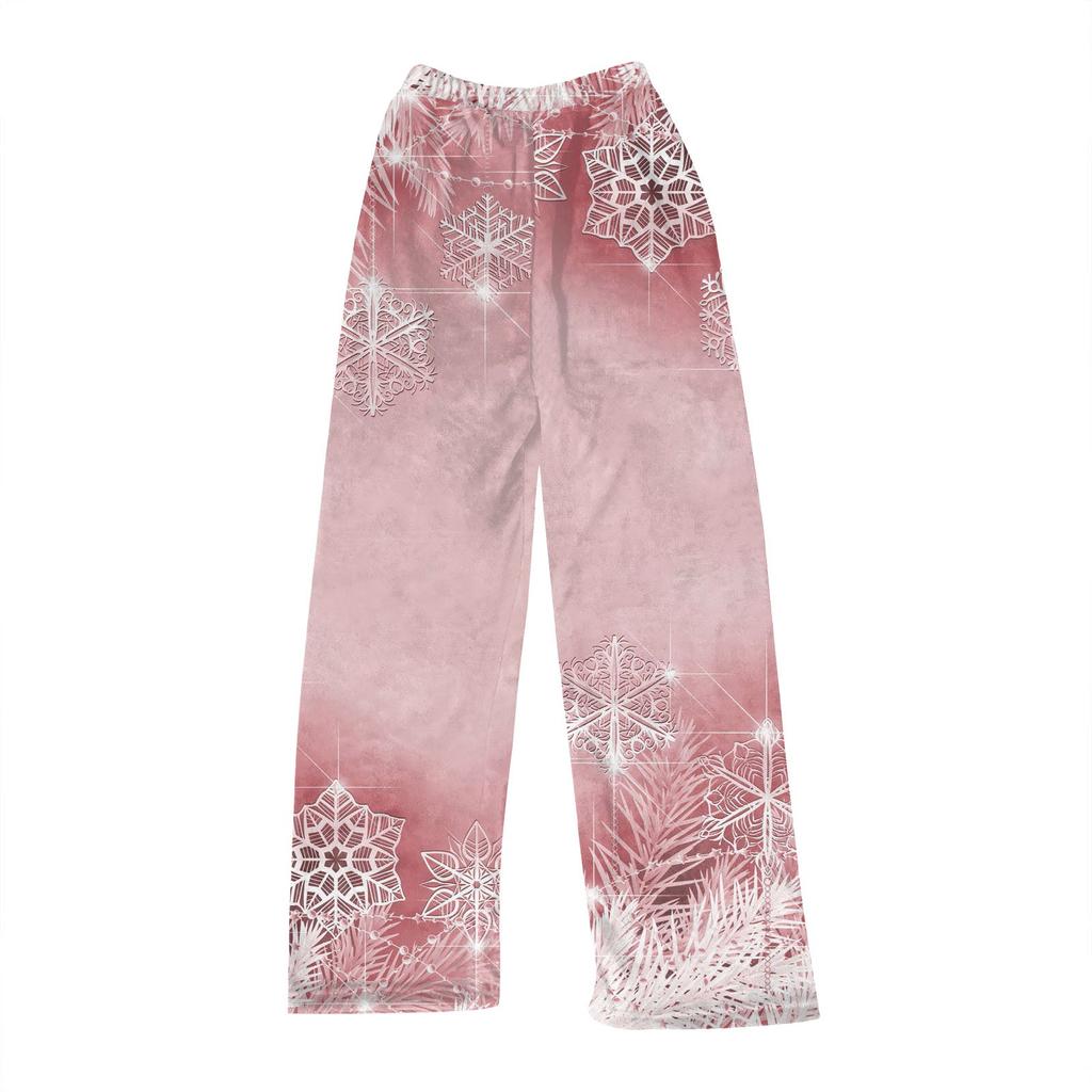 Женские осенне-зимние клетчатые брюки полной длины, спортивные брюки