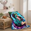 Flannel Fleece Blanket 3D Printed Sofa Blanket Thickened Blanket