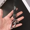 Metal Leather Keychain Key Chain Ring Key Holder Auto Accessories For BMW MINI Cooper One S Countryman Clubman JCW Works R50 R55 pwaxk99