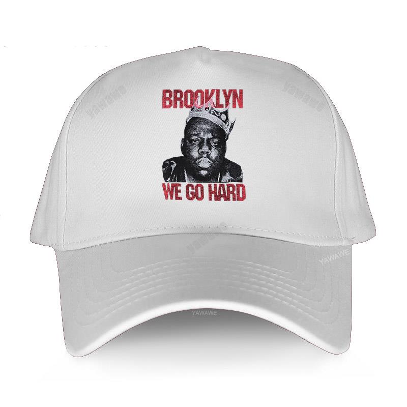 Бейсболка весна-лето однотонная шляпа от солнца NOTORIOUS BIG - GO HARD BROOKLYN BIGGIE SMALLS RAP унисекс хлопковая кепка Snapback для подростков