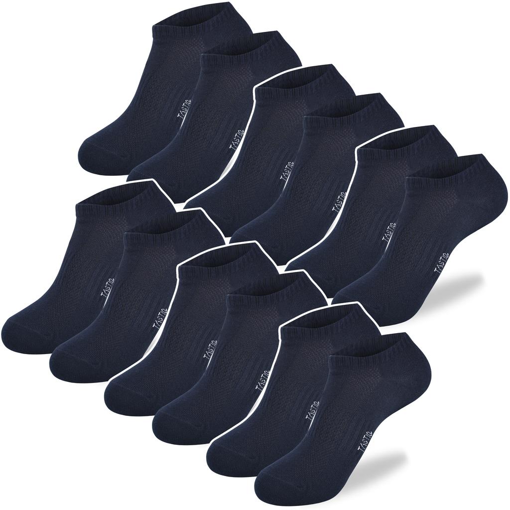 TASTIQ PREMIUM Men's Sneaker Socks Cotton 6 Pairs