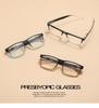 Новые модные очки для пресбиопии для мужчин, персонализированные ретро спортивные очки, ультралегкие, HD, с пружинными дужками, для женщин +1.0
