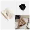Утолщенные плюшевые шапки-бини в корейском стиле с буквами, модные флисовые шерстяные шапки-чехлы на осень