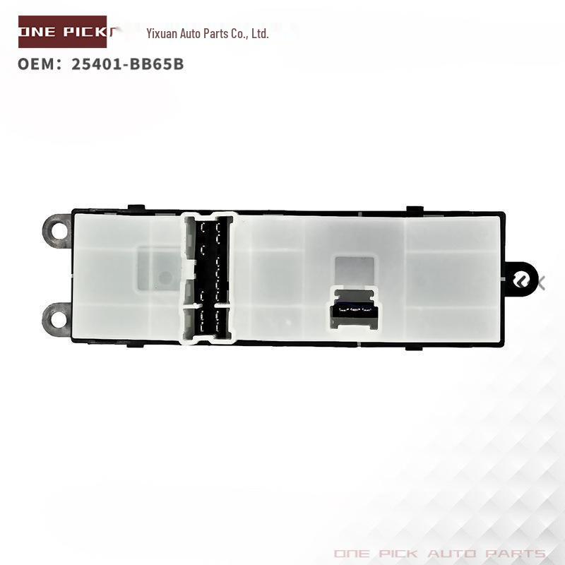25401-BB65B Электрический переключатель левого переднего окна для Nissan Qashqai и Pathfinder.