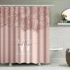Custom Shower Curtain With Glitter Design For Bath Decor Modern Bathroom Accessories For Her Gift Idea