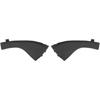 Front Wiper Side Cowl Extension Cover, Black Professional Exquisite Appearance 53866 42012 2PCS for 2006 To 2012