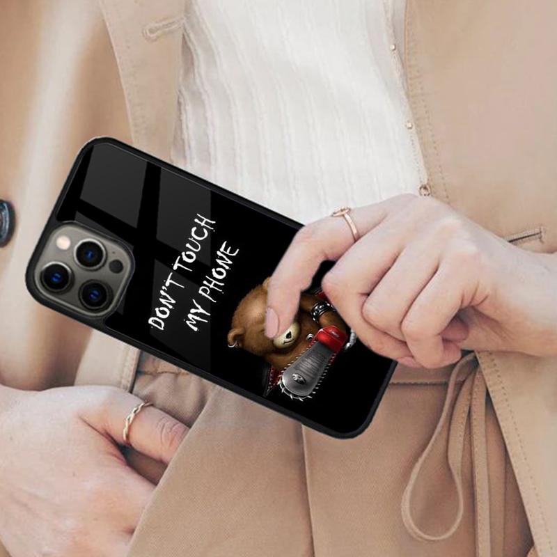 Don't touch My phone Magnetic Phone Case For APPLE iPhone 17 Air 16 14 13 12 Pro Max 15 Plus Wireless Charge With MagSafe Cover