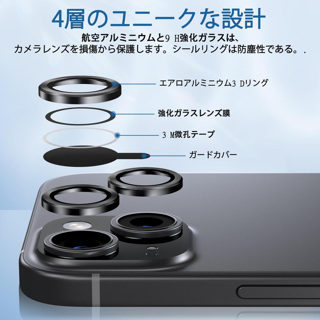 Uneawit Camera Film Camera Protection for iPhone 15 15 Plus Lens Cover Camera Cover Lens Protection Cover Camera Protection Film Aerospace Materials