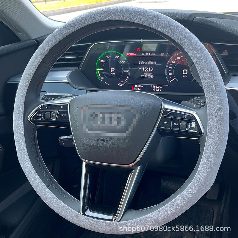 Универсальный нескользящий силиконовый чехол на руль – без запаха, впитывающий пот, всесезонный, для мужчин и женщин