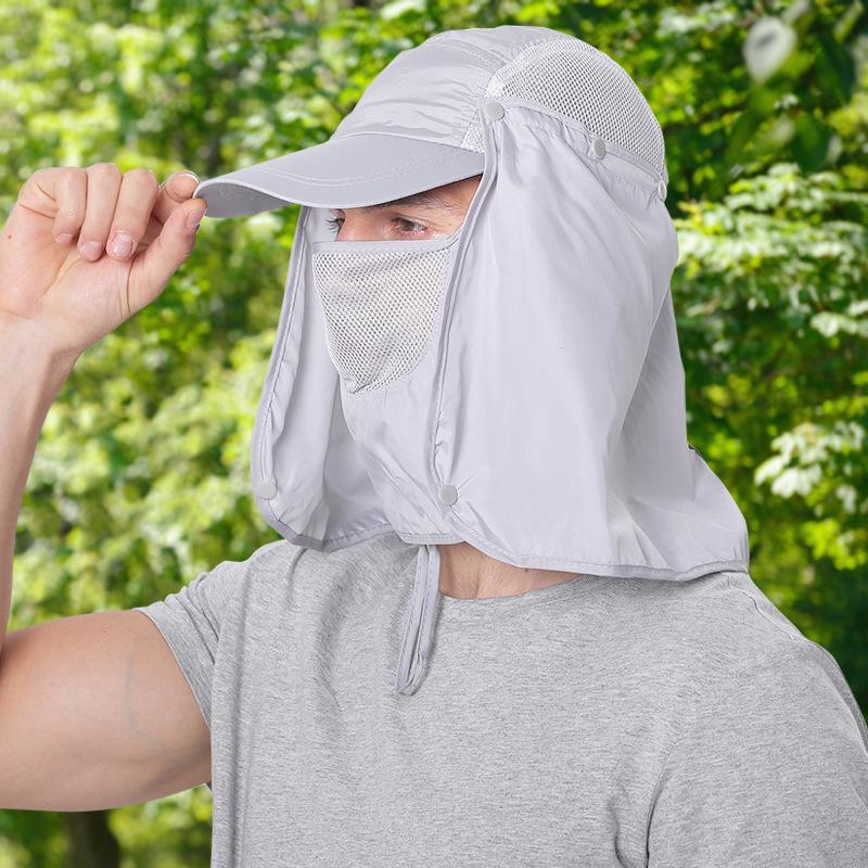 Летняя женская и мужская быстросохнущая панама, летняя UPF50 + солнцезащитная бейсболка, мужская уличная защита шеи, походная шляпа для рыбалки