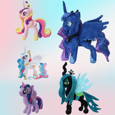 35см Новые Каваи Мой Маленький Пони Аниме Плюшевые Игрушки Кукла Единорог Игрушка Пони Мягкая игрушка Biqi Space Принцесса Кошмар Юэсуй Подарок на День Рождения