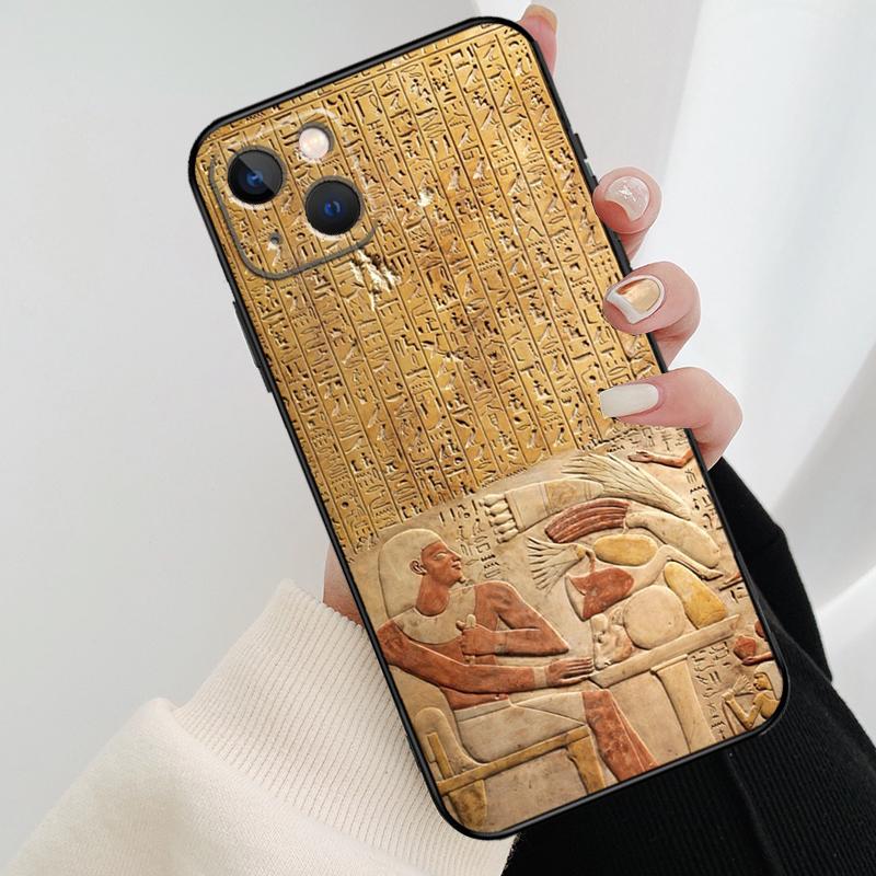 Чехол для телефона с муралом Фараона Египта Для iPhone 17 Pro Max 15 14 13 11 12 16 Pro Max mini 15 16 Plus 16e 17 Air Cover