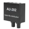 Independent Volume Control Small Sound Mixer 3.5mm Dual-Channel Stereo Mixer  For Headphone