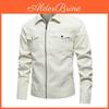 Leather Mens Jacket New Mens Jacket Pu Jacket Motorcycle Jacket Shirt Leather Jacket