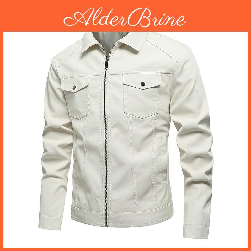 Leather Mens Jacket New Mens Jacket Pu Jacket Motorcycle Jacket Shirt Leather Jacket