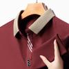 Original Men'S Short-Sleeved Polo Shirt High-End Business Casual Non-Iron Stretch Shirt