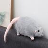 Plush Flower Branch Rat Doll Cartoon Animal Figure Cute Mouse Doll  Kids Gift Birthday