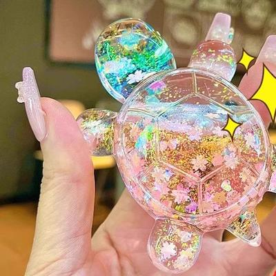Зыбучий песок Маленькая черепашка Игра на совпадение Милая кукла животное Украшение Игрушка для девочек