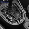 Для Seat Leon 2005 2006 2007 2008 2009 2010 2011 2012 Наклейка из настоящего мягкого углеродного волокна LHD RHD Отделка панели переключения передач салона автомобиля