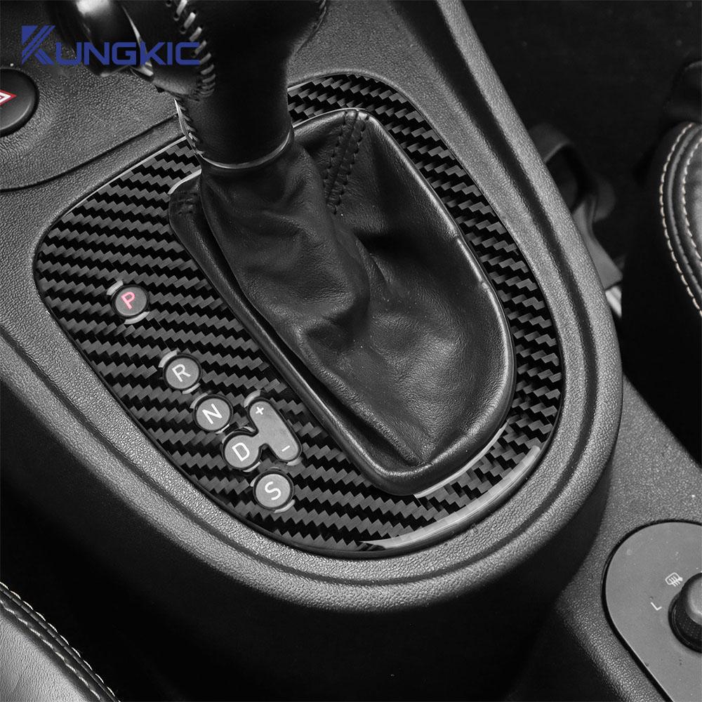 Для Seat Leon 2005 2006 2007 2008 2009 2010 2011 2012 Наклейка из настоящего мягкого углеродного волокна LHD RHD Отделка панели переключения передач салона автомобиля